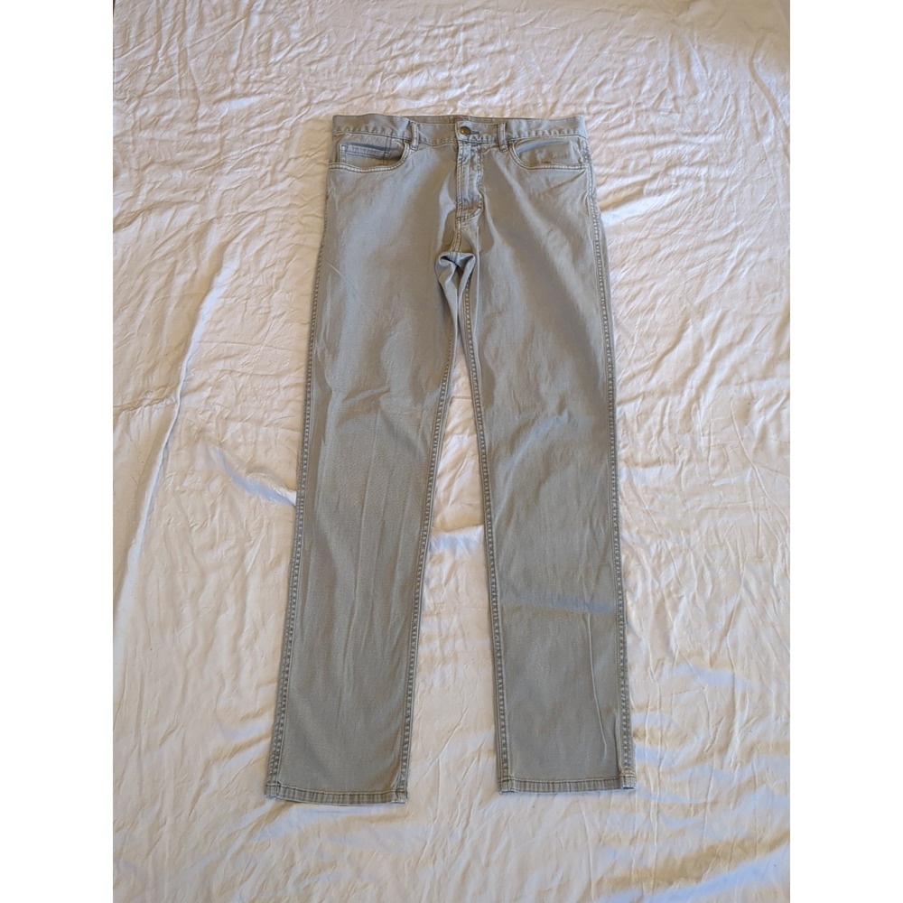 Faherty 5 Pocket Denim Straight Leg Jeans‎ Sz 32 Gray 32X31